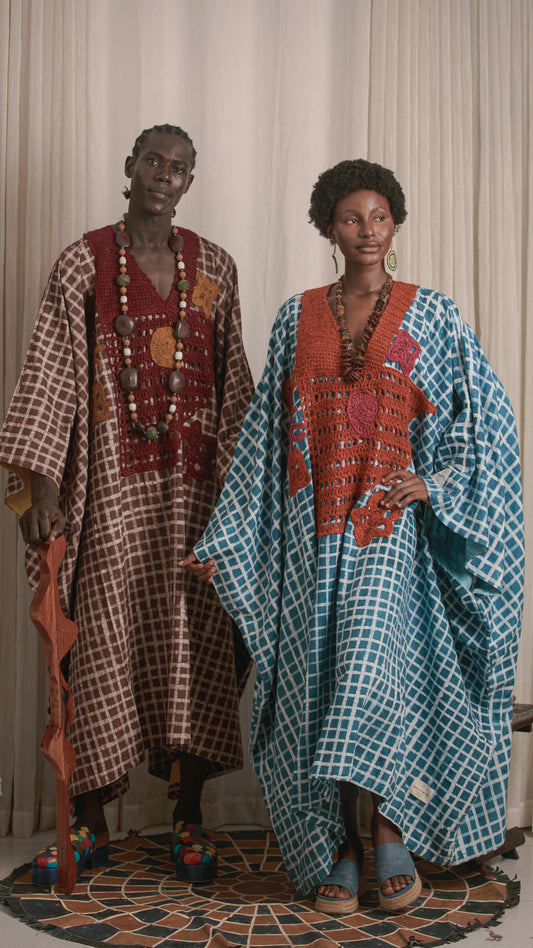 CHECKERED Agbada