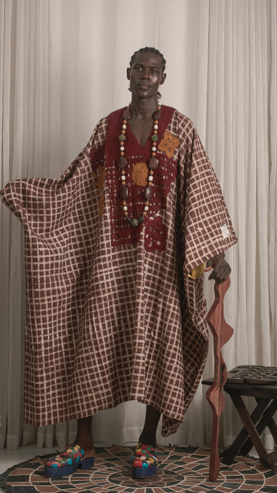 CHECKERED Agbada