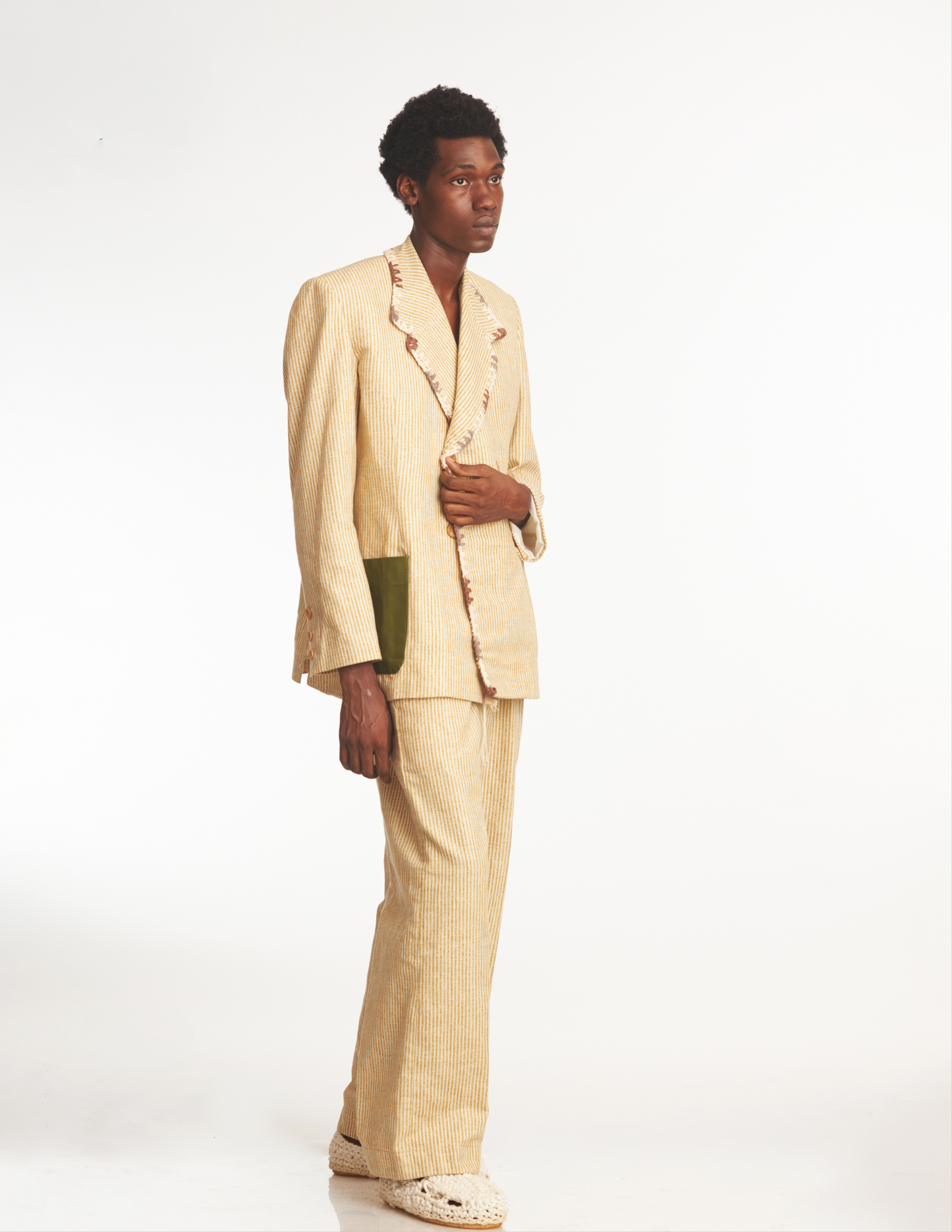 Lino two-piece suit